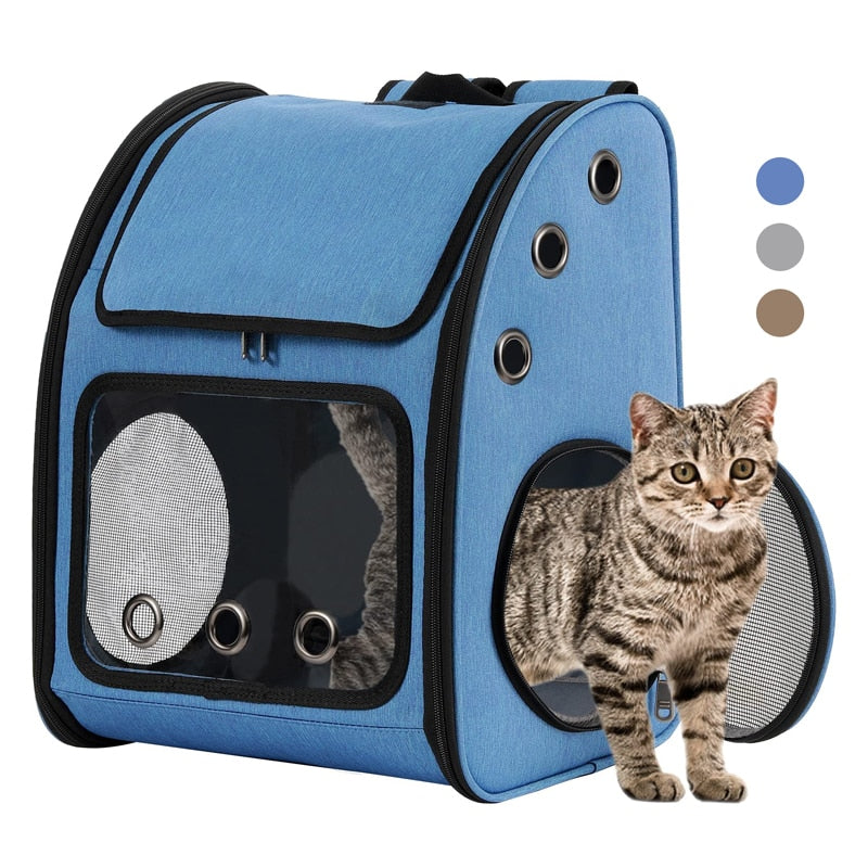 Double Sided Mesh Pet Backpack