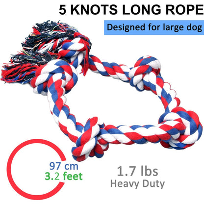 Tough Natural Cotton Dog Rope Toy
