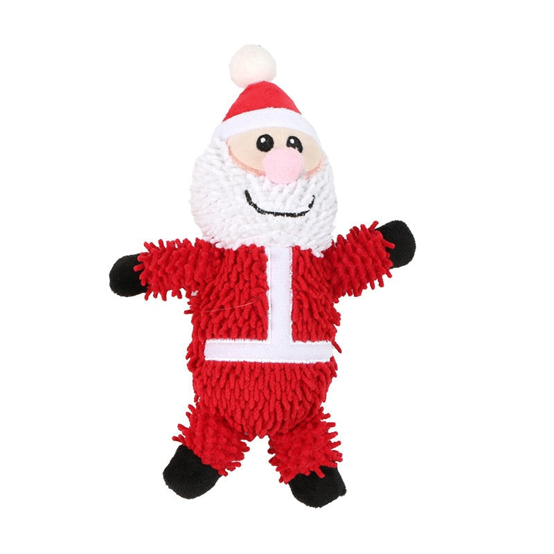 Squeaky Christmas Plush Dog Toy