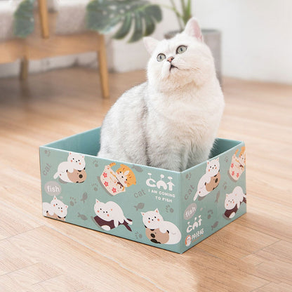 Kitty Cat Cardboard Scratch Pad