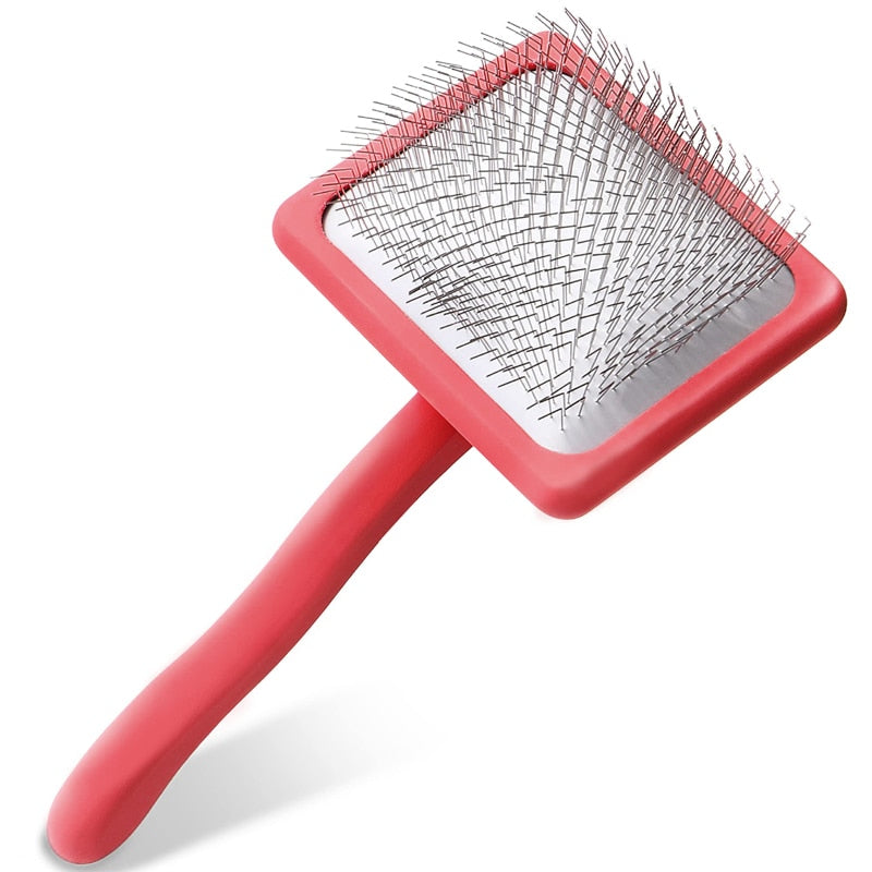 Ergonomic Long Handle Dog Brush