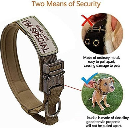 Tactical Dog Collar With USA Flag