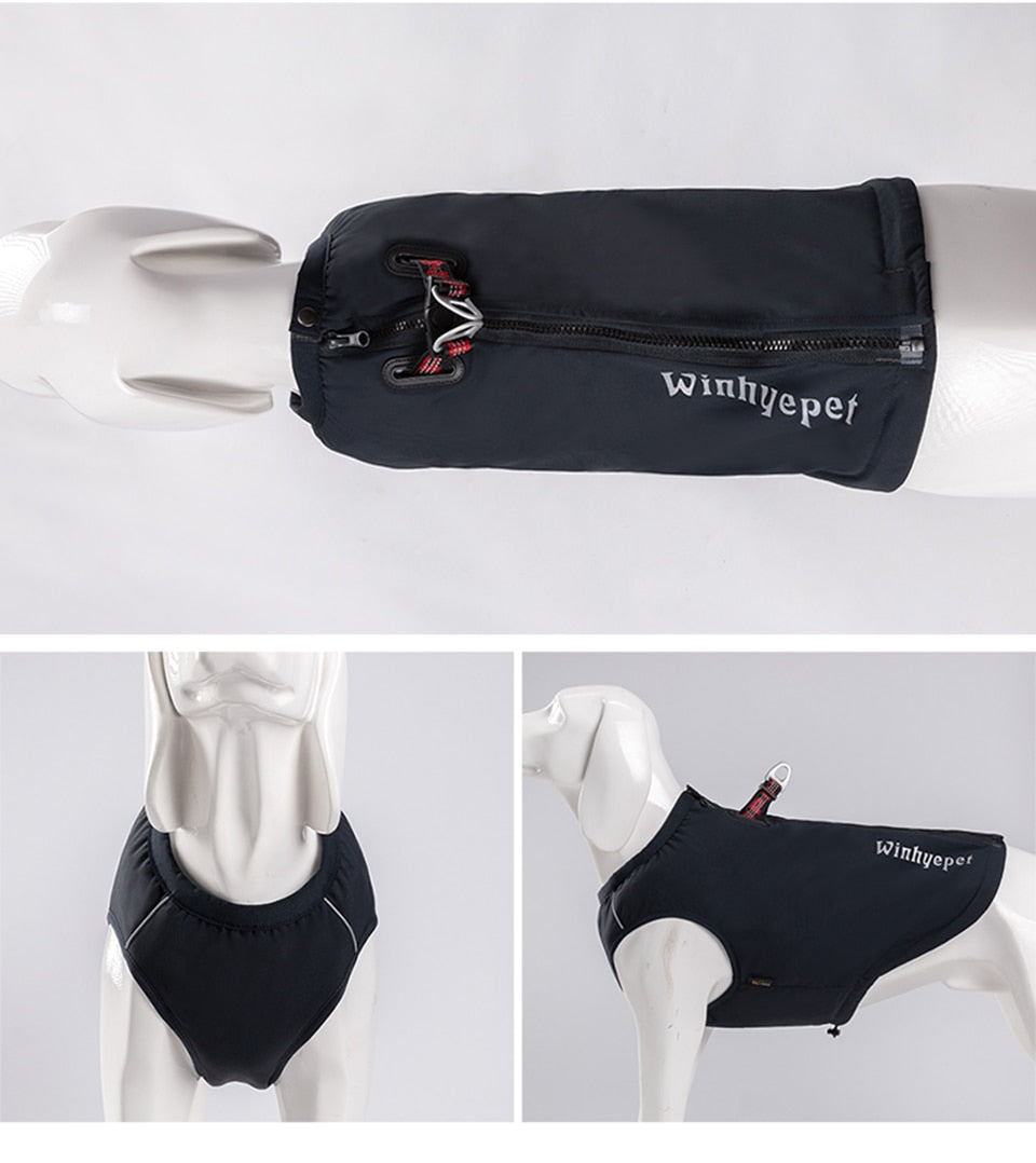 Double Zipper Reflective Dog Harness