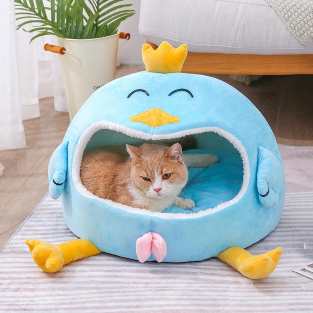 Cartoon Chick Deep Sleep Pet Bed