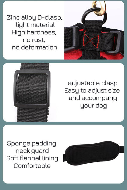 Removable Saddle Bag Dog Harness