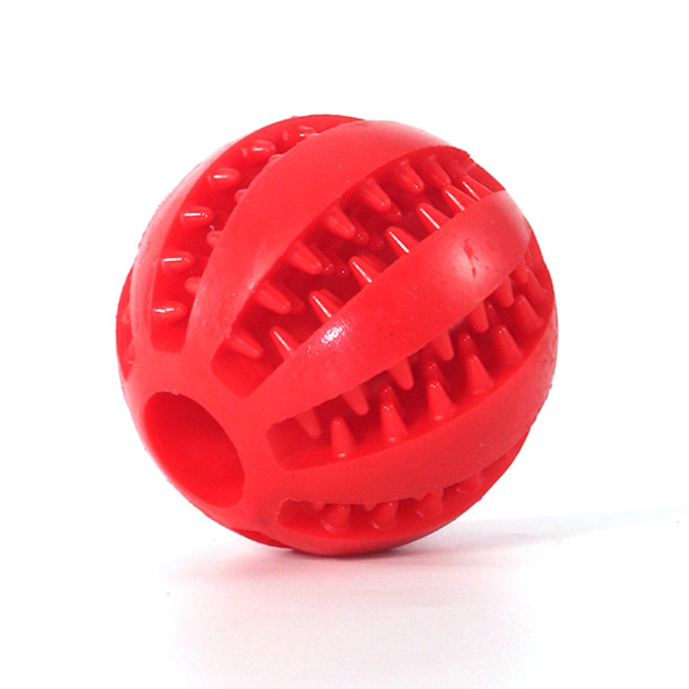 Interactive Rubber Dog Food Ball