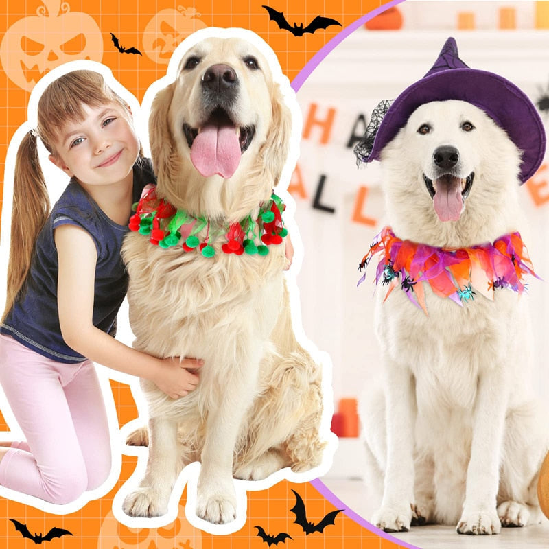 Halloween Decorative Pet Ruffle Collar