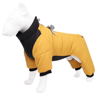 Reflective Dog Coat With Leash Ring