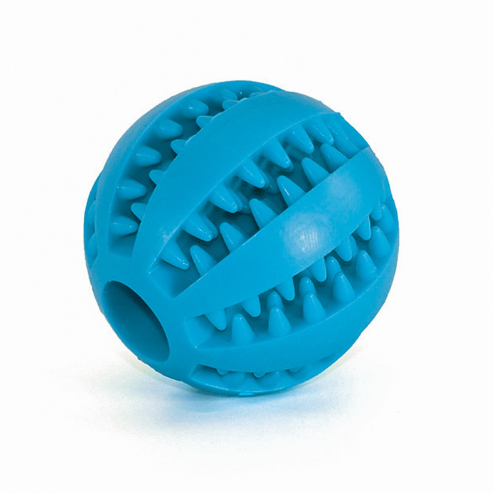 Interactive Rubber Dog Food Ball