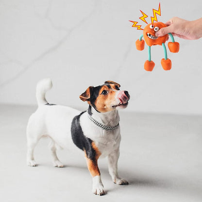 Orange Squeaky Dog Chew Toys