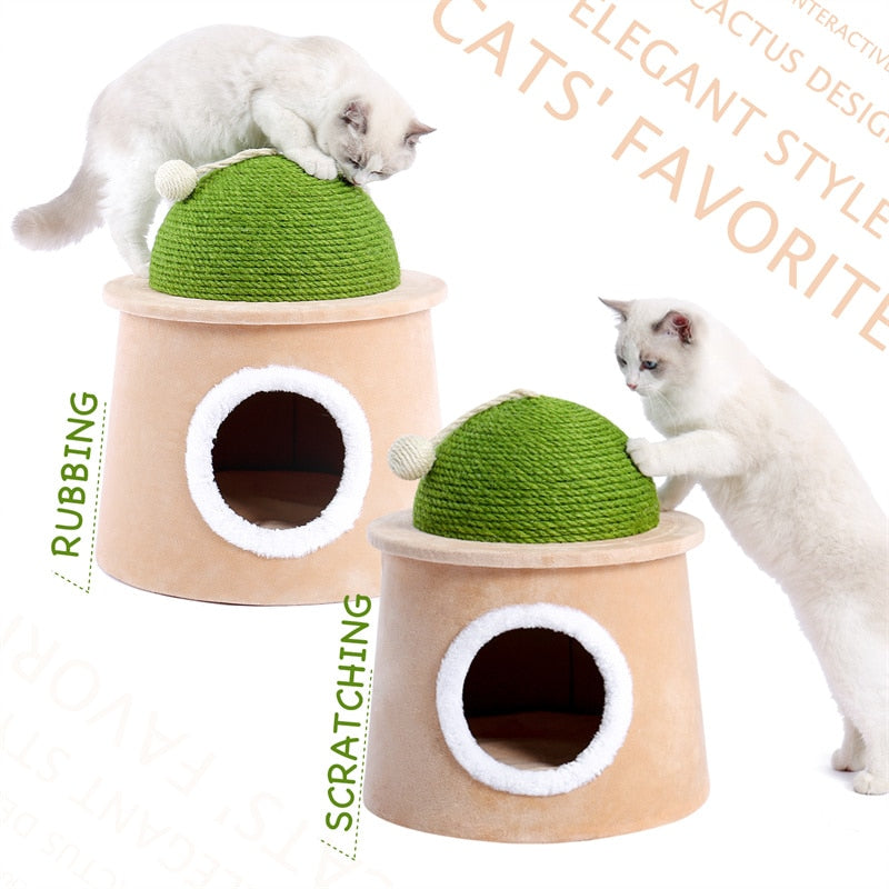 Cute Cat Natural Scratching Ball