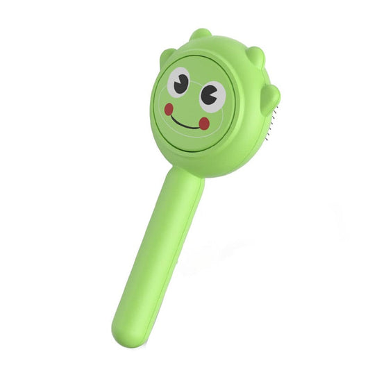 Cute Frog Self Cleaning Dog Brush