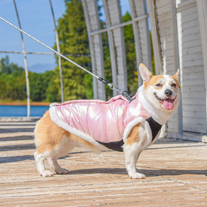 Soft Fleece Pink Winter Dog Coat