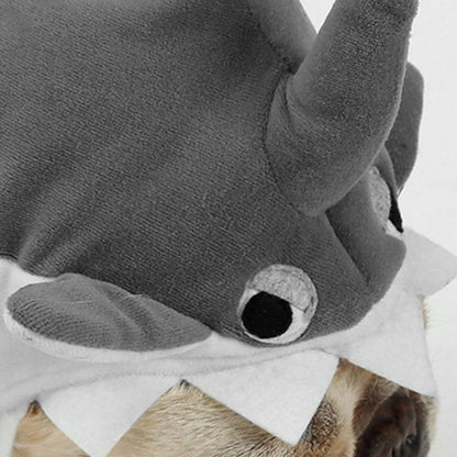 Cute Shark Shape Dog Headress