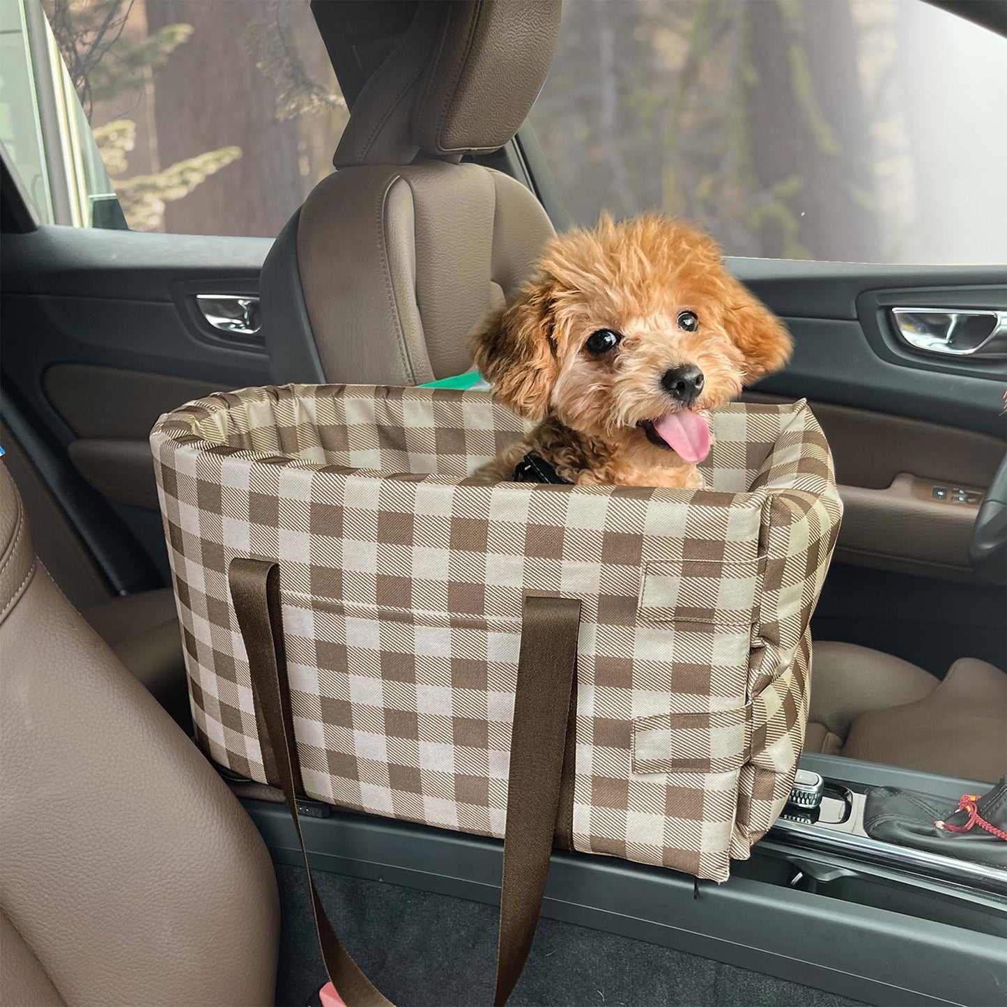 Luxury Dog Car Seat Soft Booster