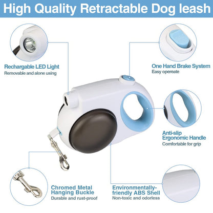 No Tangle Retractable Dog Leash