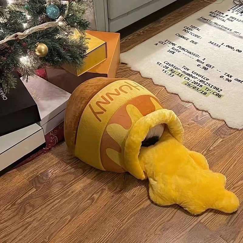 Pooh Bear Honeypot Cat Bed