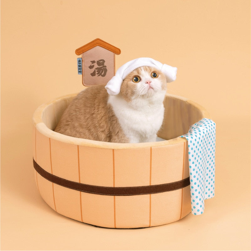 Japanese Bathtub Style Pet Bed