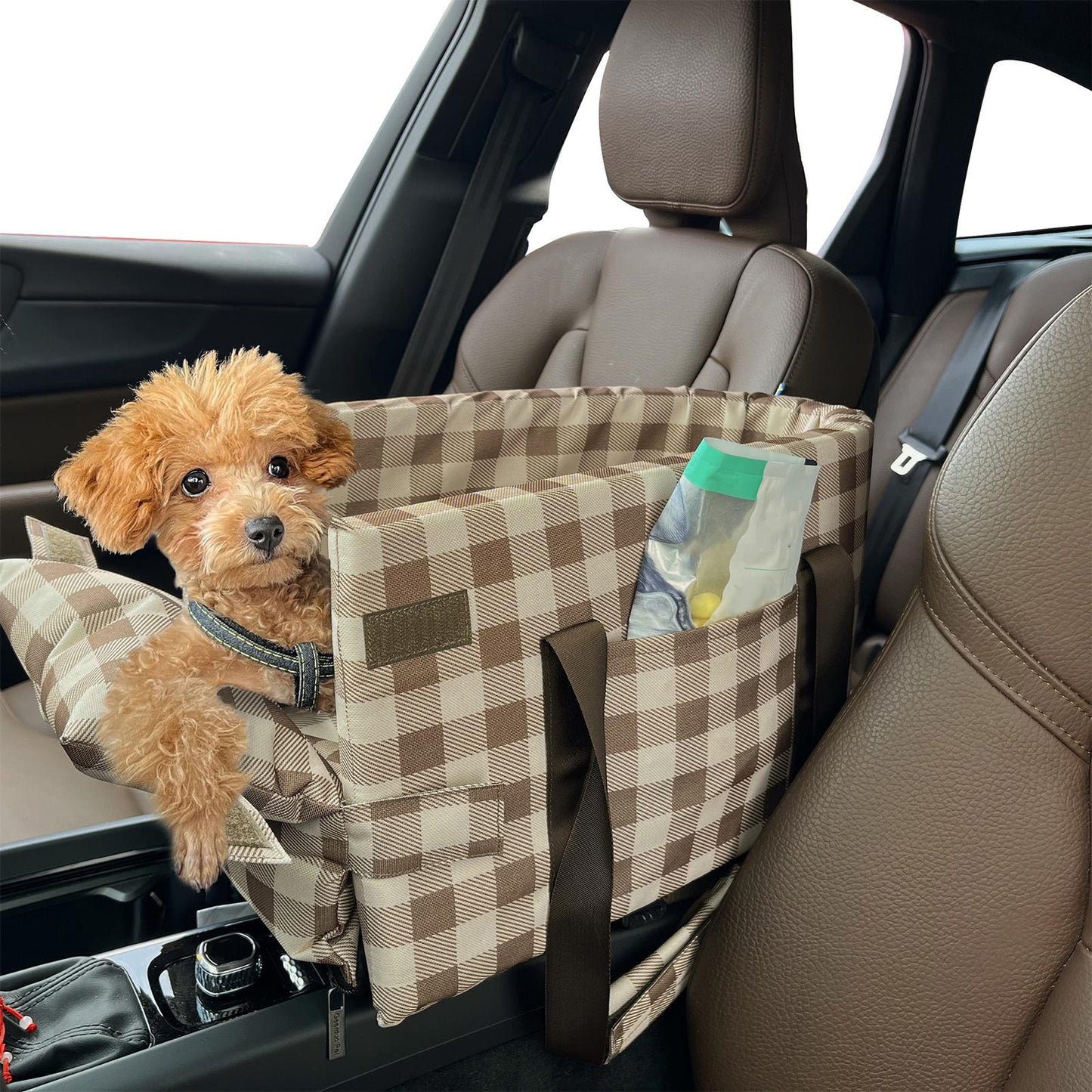 Luxury Dog Car Seat Soft Booster