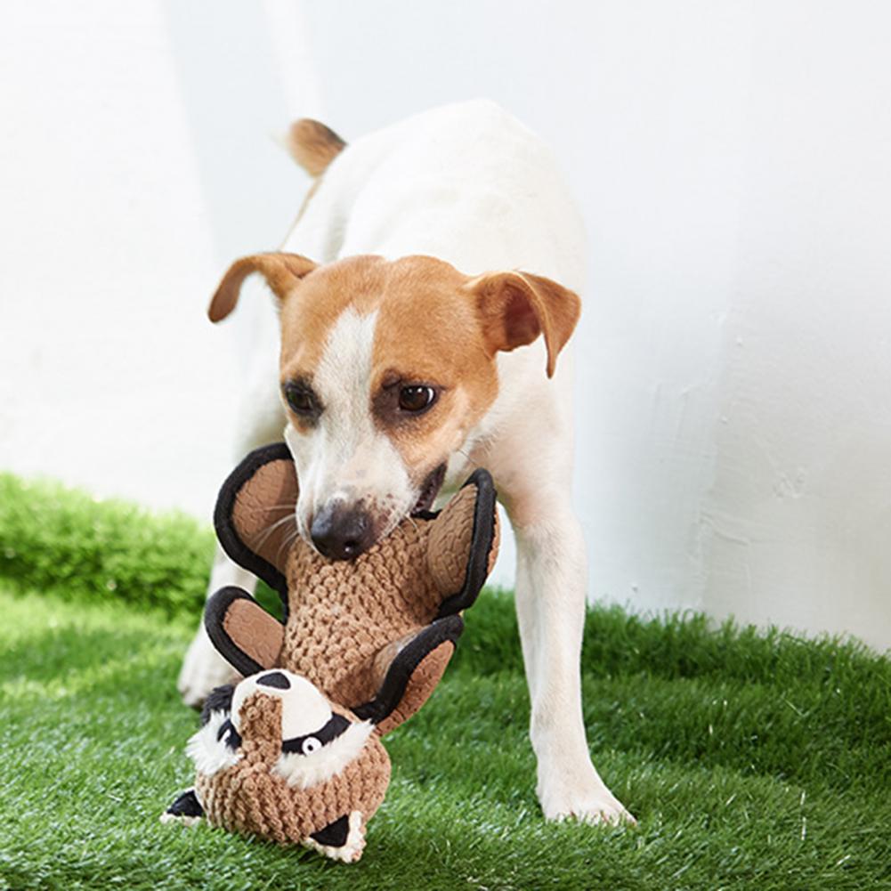 Raccoon Shape Dog Chew Toy