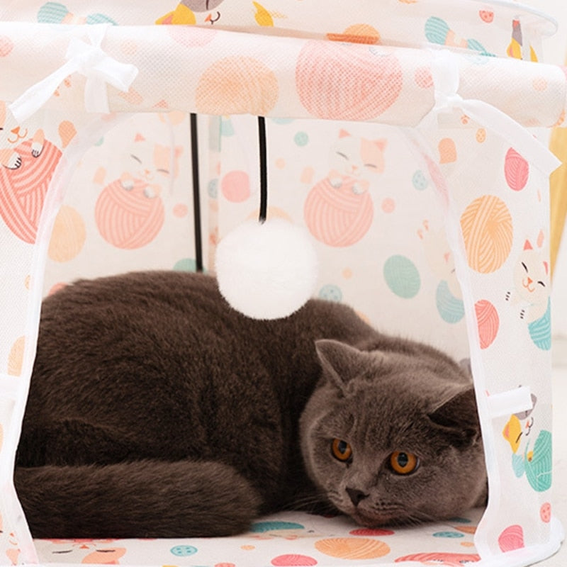 Foldable Soft Fun Cat Tunnel