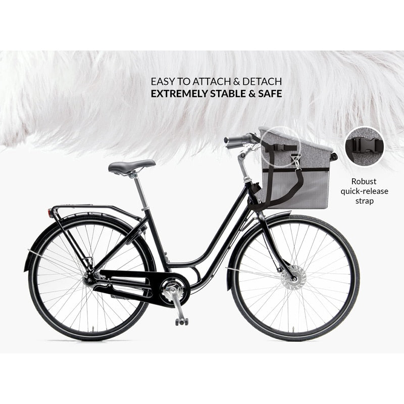 Breathable Padded Dog Bike Carrier