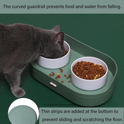 Melamine Elevated Dog Food Bowl