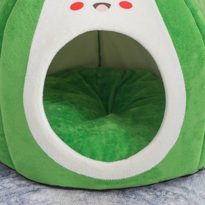 Cartoon Avocado Pet Bed