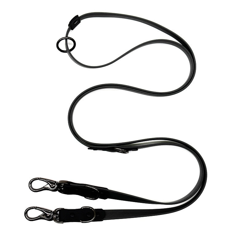 PVC Multifunctional Dual Dog Leash