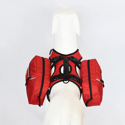 Removable Saddle Bag Dog Harness