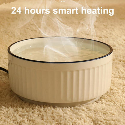 Thermostat Ceramic Heated Pet Bowl