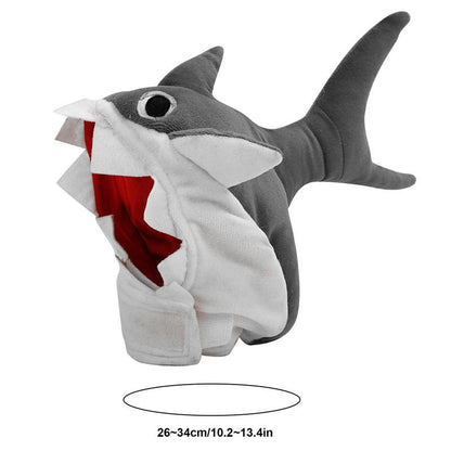 Cute Shark Shape Dog Headress