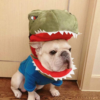 Cute Dinosaur Dog Headgear