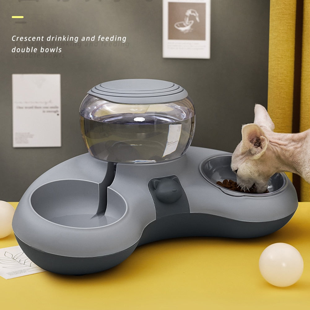 Siphon Principle Automatic Pet Feeder