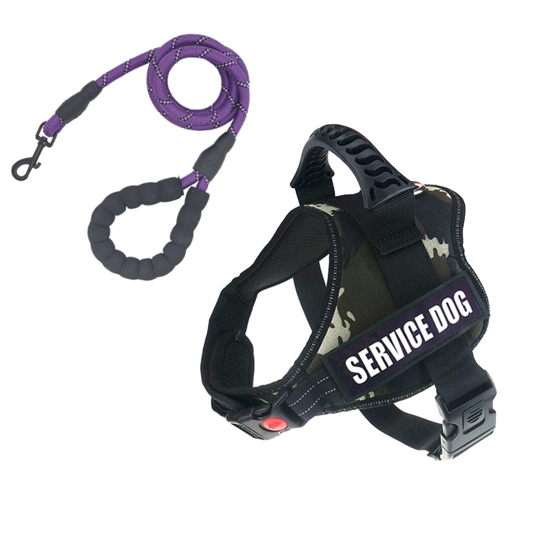 Rugged Nylon Handle Dog Harness