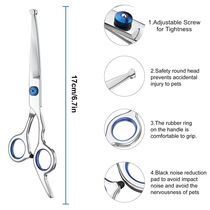 Professional Curved Dog Grooming Scissors