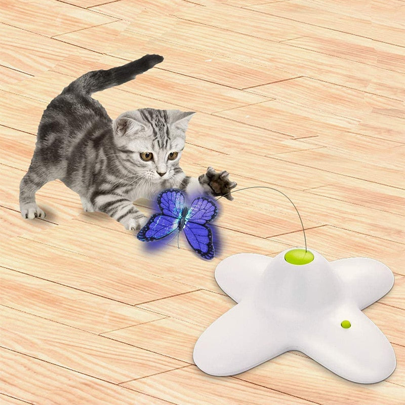 Motion Activated Butterfly Cat Toy