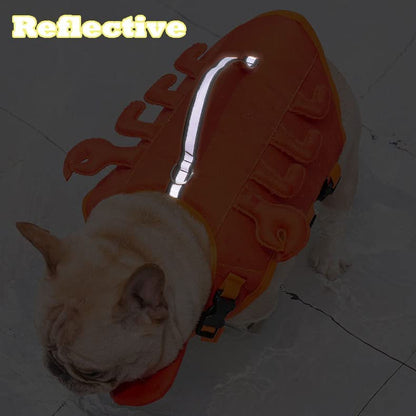 Reflective Cute Crab Dog Life Jacket