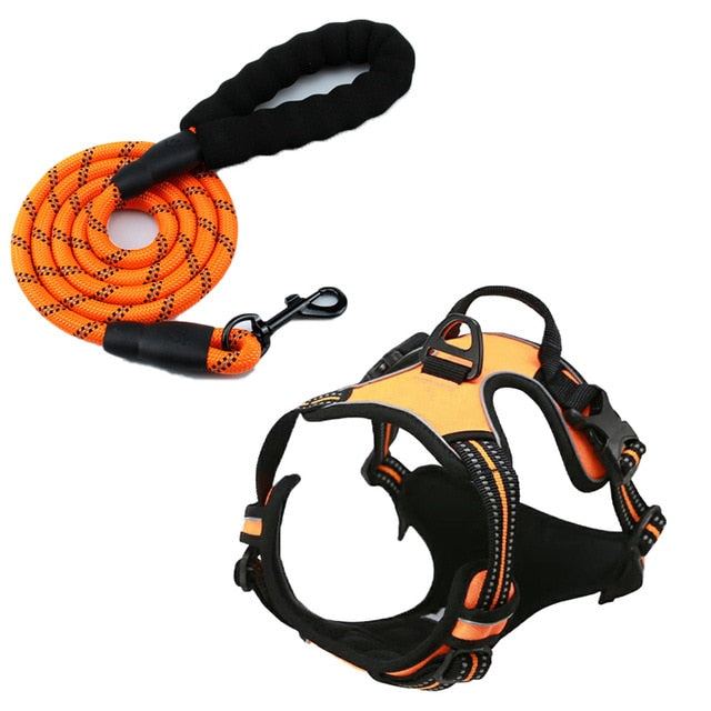 Safety Adjustable Reflective Dog Harness