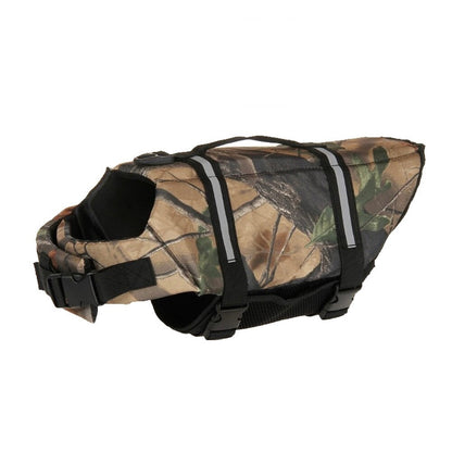 High End Camouflage Dog Life Jackets