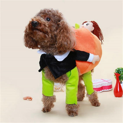 Funny Pumpkin Cosplay Pet Costume