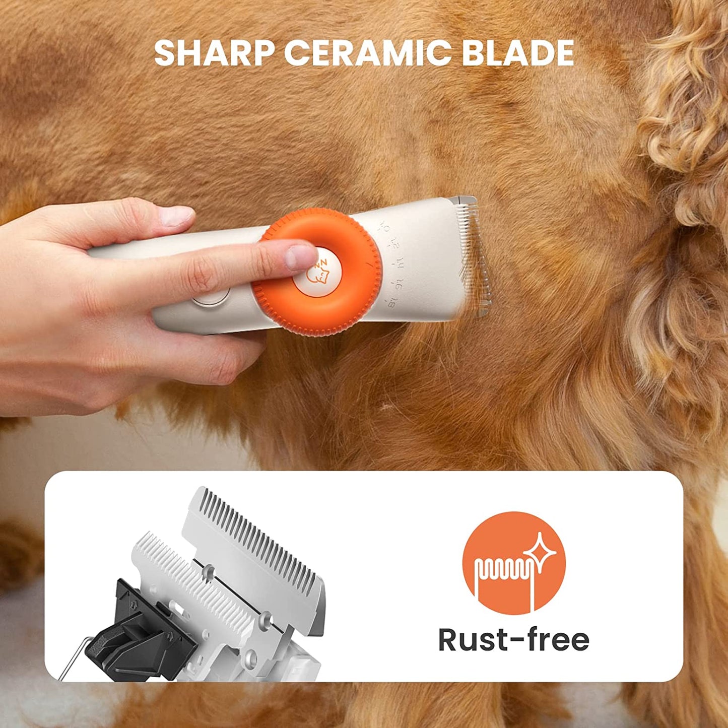 Professional Silent Dog Hair Clippers