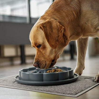 Sunflower Design Anti Gulping Pet Slow Feeder