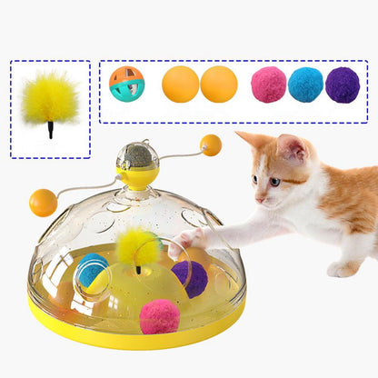 Interactive Windmill Teasing Cat Toy