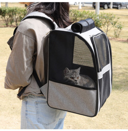 Portable Mesh Large Capacity Pet Carrier