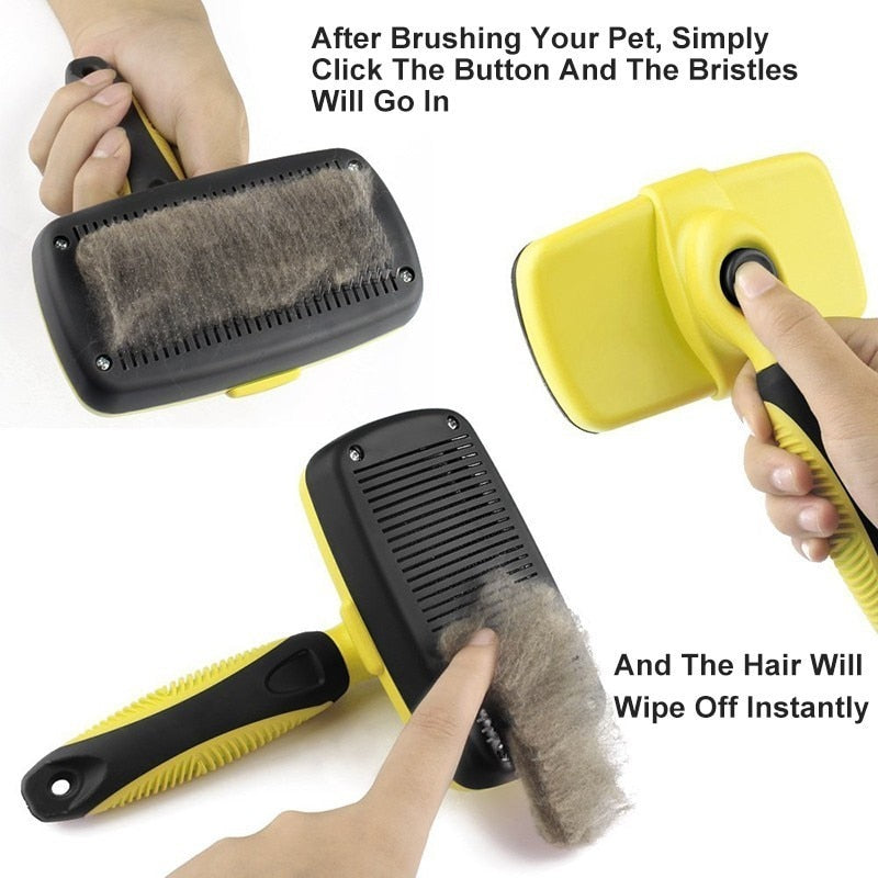 Premium Self Clean Dog Brush