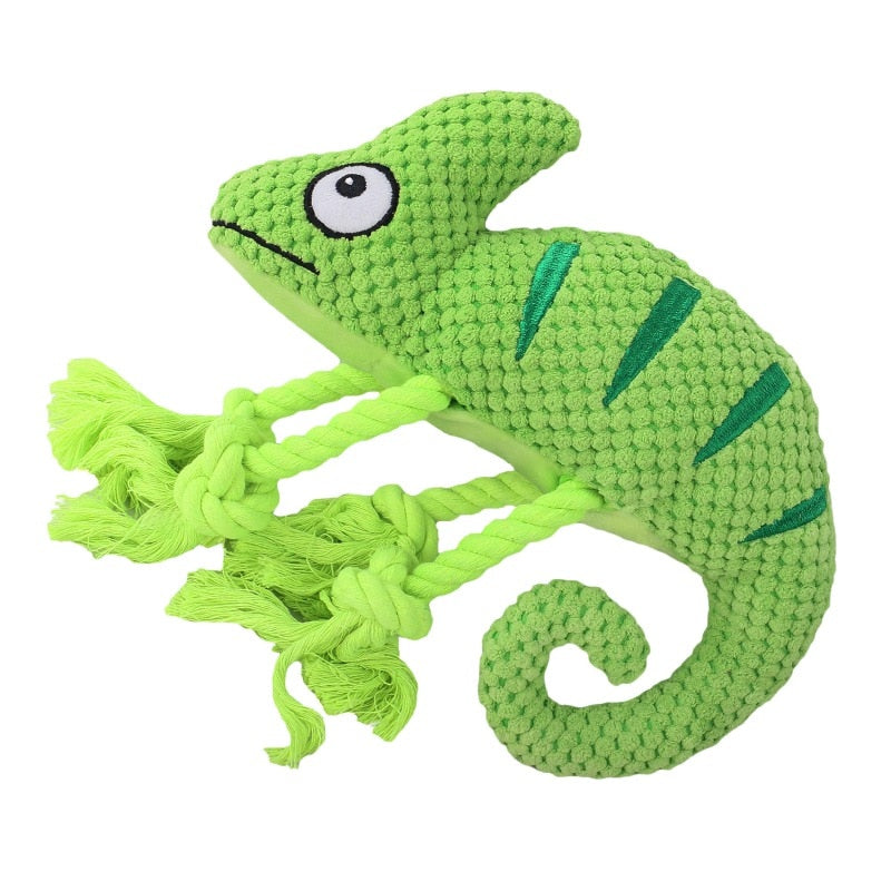 Squeaky Lizard Dog Chew Toy