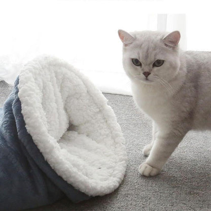 Japanese Fleece Cotton Cat Bed