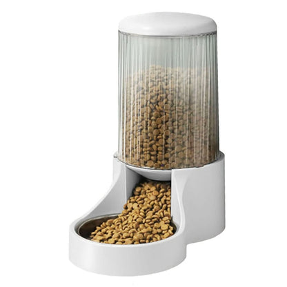 3.8L Pet Stainless Steel Bowl Food Dispenser