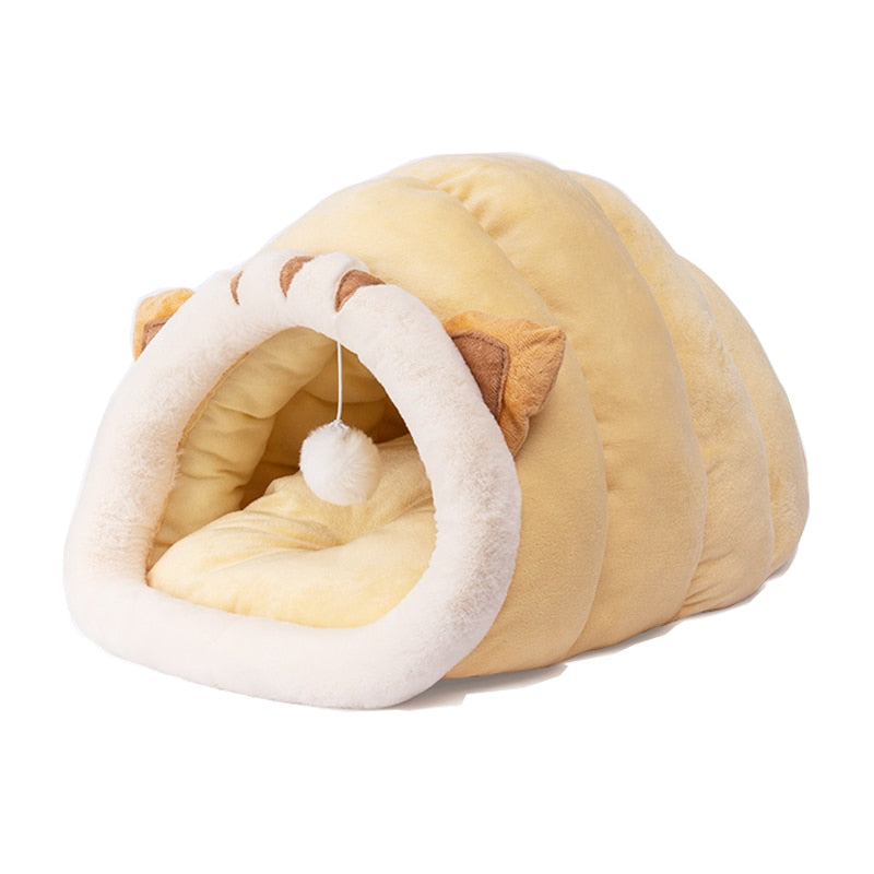 Cute Snail Deep Sleep Cat Bed